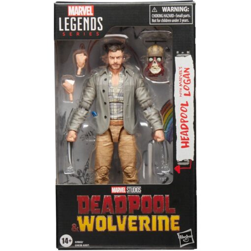 MARVEL LEGENDS SERIES FIGURA HEADPOOL WITH LOGAN MARVEL DEADPOOL & WOLVERINE