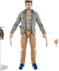 detalle figuras headpool y logan marvel legends hasbro coleccionista