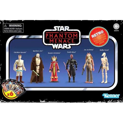 STAR WARS LA AMENAZA FANTASMA PACK DE 6 FIGURAS KENNER THE VINTAGE COLLECTION