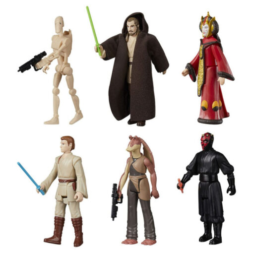 STAR WARS LA AMENAZA FANTASMA PACK DE 6 FIGURAS KENNER THE VINTAGE COLLECTION - Imagen 2