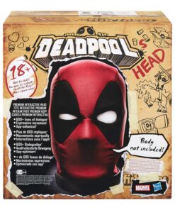 Cabeza animatrónica de Deadpool Marvel Legends interactiva para coleccionistas Marvel