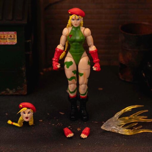 STREET FIGHTER FIGURA CAMMY WHITE JADA ULTRA STREET FIGHTER II 15cm NUEVO - Imagen 6