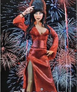 figura neca elvira red fright & boo articulada 20 cm edición especial