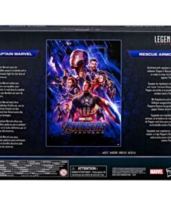 Alternative view of Marvel Legends Captain Marvel y Rescue Armor Pack Figuras Articuladas 15 cm Avengers Endgame Hasbro Marvel Studios Oficial