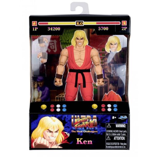 Figura coleccionista Ken Masters Ultra Street Fighter II 15 cm articulada Jada Toys