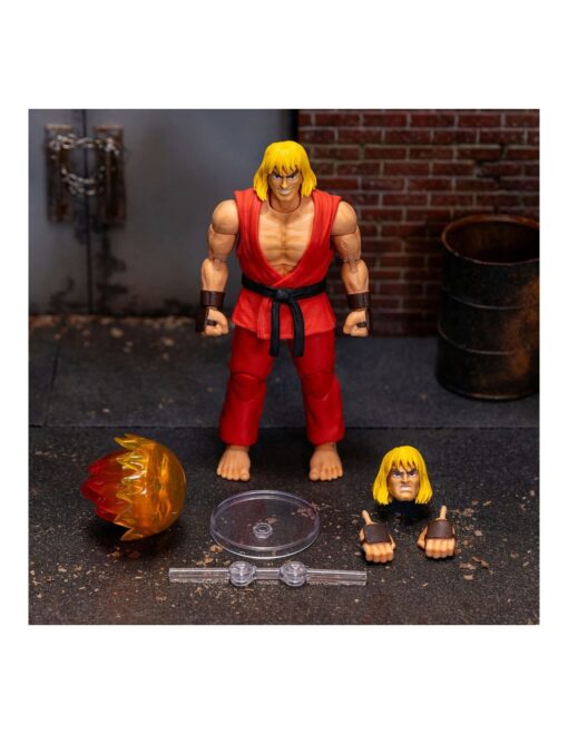 Figura coleccionista Ken Masters Ultra Street Fighter II 15 cm articulada Jada Toys - Imagen 2