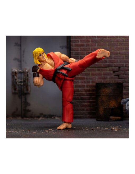 Figura coleccionista Ken Masters Ultra Street Fighter II 15 cm articulada Jada Toys - Imagen 3