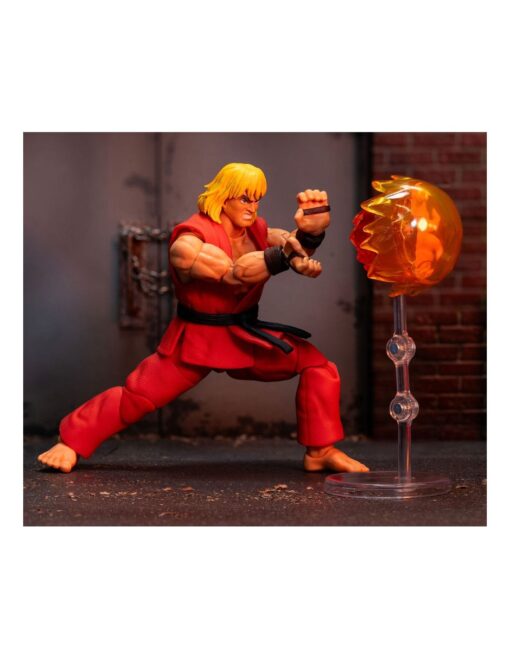 Figura coleccionista Ken Masters Ultra Street Fighter II 15 cm articulada Jada Toys - Imagen 6