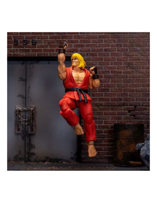 Figura coleccionista Ken Masters Ultra Street Fighter II 15 cm articulada Jada Toys - Imagen 7