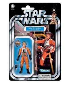 figura luke skywalker piloto x-wing star wars retro collection hasbro kenner