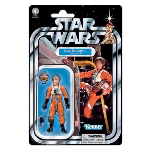 Hasbro STAR WARS Figura Luke Skywalker X-Wing Pilot Kenner Retro Colección