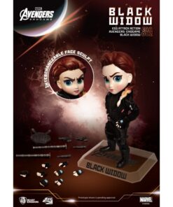 figura de acción black widow egg attack beast kingdom marvel avengers endgame