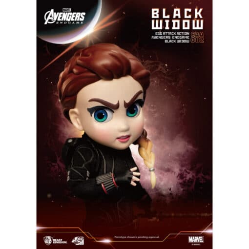 Figura de acción Marvel Avengers Endgame Egg Attack Black Widow Beast Kingdom - Imagen 3