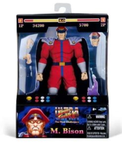 figura m. bison ultra street fighter ii 15 cm articulada jada toys