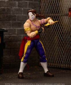 Figura Vega con máscara puesta y garra lista para el ataque