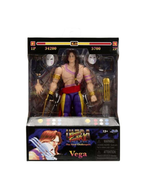 Figura Vega Street Fighter II Jada Toys 15 cm oficial