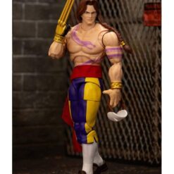 Figura articulada de Vega con garra levantada y máscara en mano