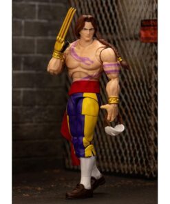 Figura articulada de Vega con garra levantada y máscara en mano