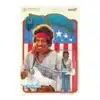 jimi hendrix figura reaction Super7 3.75 Festival guitarra frontal