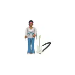 jimi hendrix figura reaction Super7 pose festival guitarra