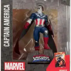 captain america figura mcfarlane Marvel Collection detalle escudo