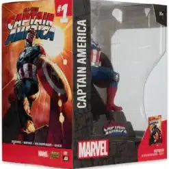 captain america figura mcfarlane Marvel Collection pose acción