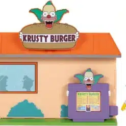 krusty burger the simpsons playset con figura Krusty