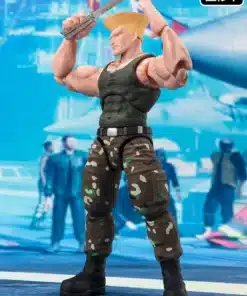 figura guile street fighter sh figuarts articulada premium