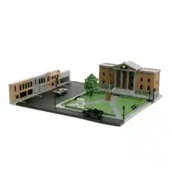 diorama back to the future jada toys Clock Tower