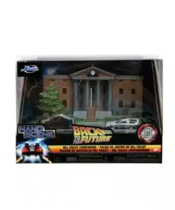 diorama back to the future jada toys hill valley escena