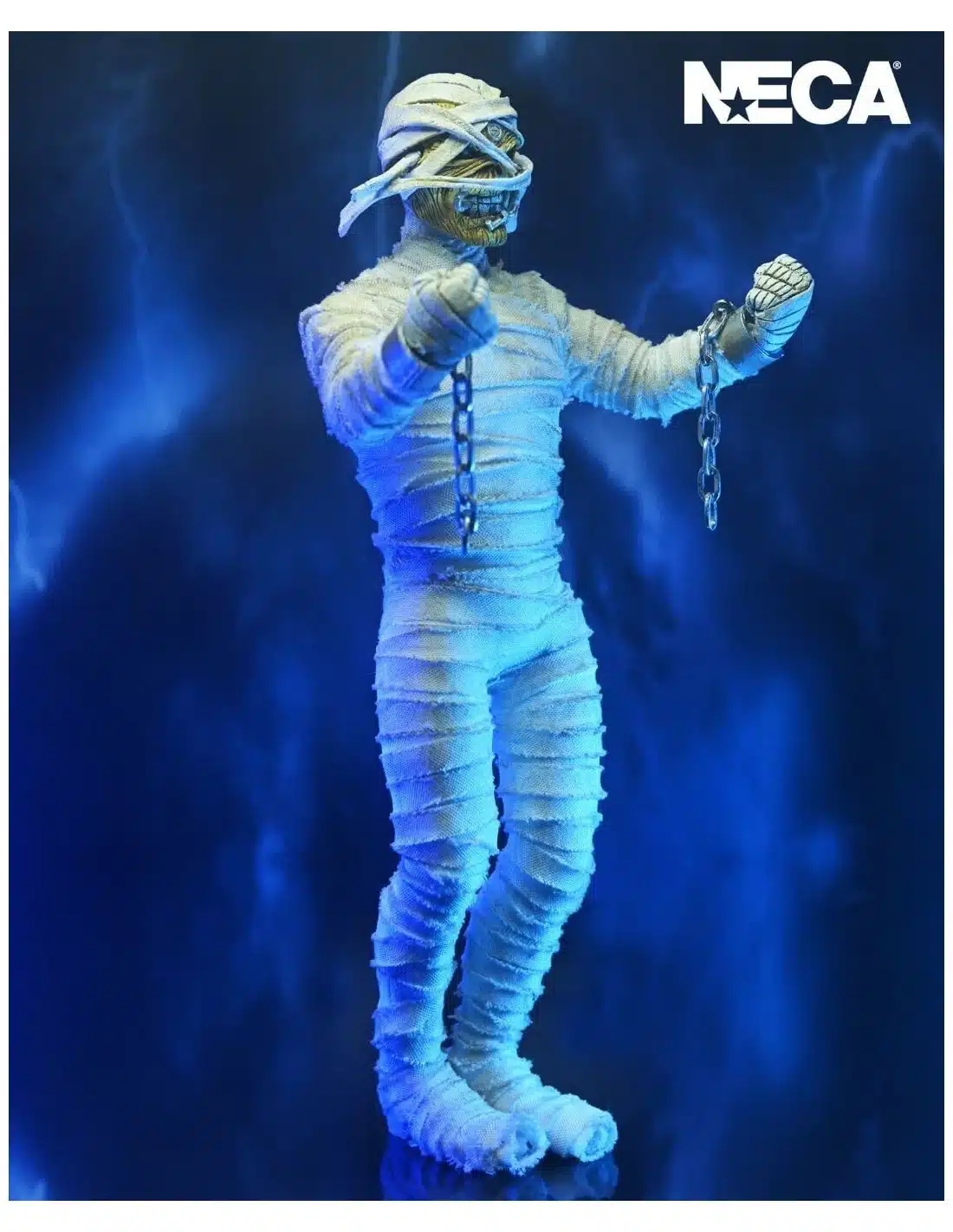 figura eddie mummy iron maiden neca articulada 18 cm