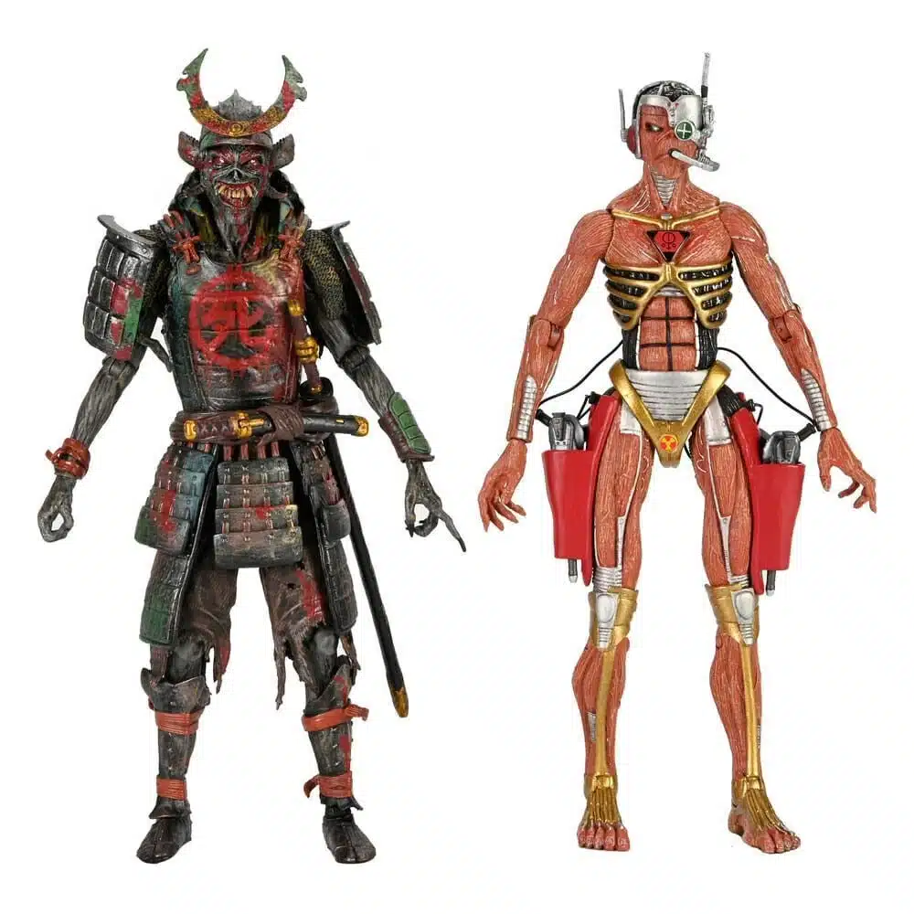 set figuras eddie iron maiden neca articuladas deluxe