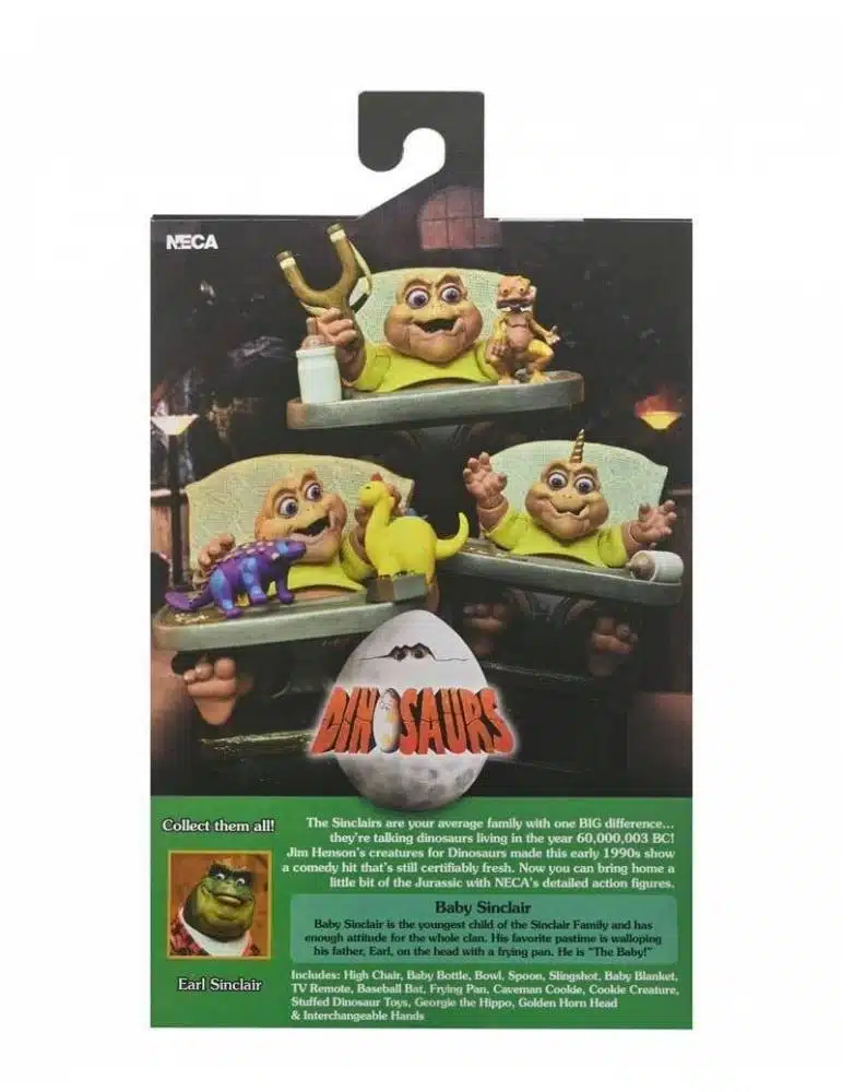 figura baby sinclair neca retro televisión