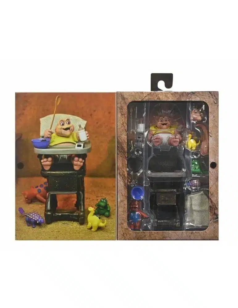 figura baby sinclair neca edición coleccionista Dinosaurs