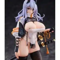 Figura Samurai Rei Mataro diseño samurái premium con base incluida