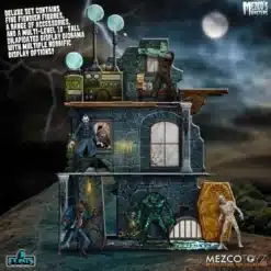 Mezco Tower of Fear Diorama Set Deluxe con figuras retro