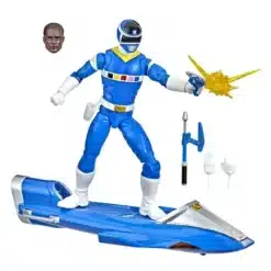 Figura Blue Ranger articulada con accesorios Hasbro
