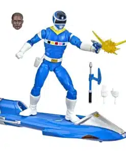 Figura Blue Ranger articulada con accesorios Hasbro