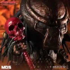 Predator 2 figura 6 pulgadas Mezco MDS con base