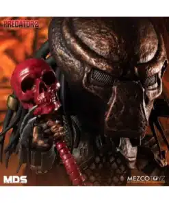 Predator 2 figura 6 pulgadas Mezco MDS con base
