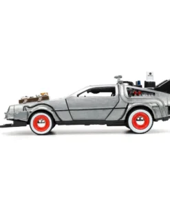 Back to the Future III DeLorean diecast escala 1:24 exposición