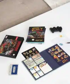 cuaderno a5 street fighter premium interior con sticky notes