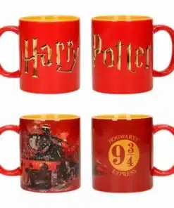set 2 tazas harry potter hogwarts express cerámica oficial vista frontal