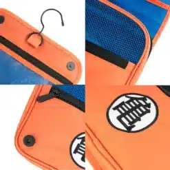 detalle bolsillos organizador coche dragon ball z licencia oficial
