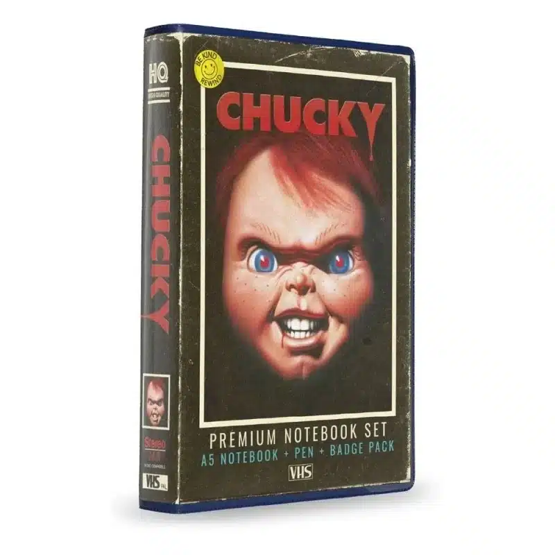 set de papelería chucky el muñeco diabólico licencia oficial vista frontal