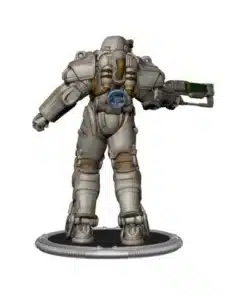 detalle armadura t60 fallout figura 8cm