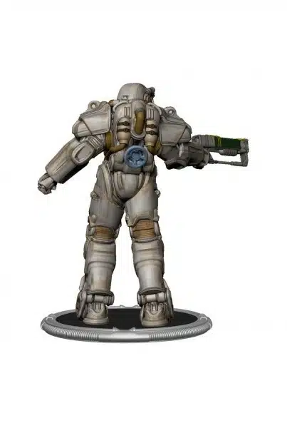 detalle armadura t60 fallout figura 8cm