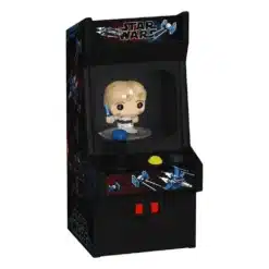 detalle figura bitty pop luke skywalker 8bit y display arcade