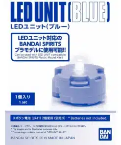 bandai led unit blue para gunpla frontal