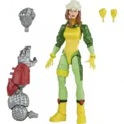rogue marvel legends 15cm vista lateral pose articulada